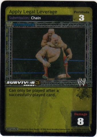Apply Legal Leverage (Throwback) (SS3) Foil
